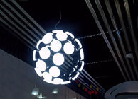 Aluminiummoderne Suspendierung des acryl-LED beleuchtet unvollständige Kugellampen für Wohnzimmer