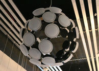 Aluminiummoderne Suspendierung des acryl-LED beleuchtet unvollständige Kugellampen für Wohnzimmer