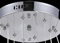 Luxus-K9 Kristallmoderner Leuchter des chrom-18W LED, der 7500K - 8000K für Bar/Hotel beleuchtet