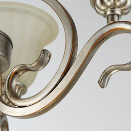 Dekorative moderne Leuchter-Beleuchtung des hellen Wohnzimmer-9 mit Silber-/Goldmalerei