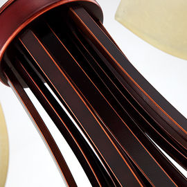 2 Schichten 12 Köpfe zeitgenössisch u. traditioneller Schmiedeeisen-Leuchter-Creme-Schatten