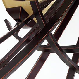 moderner u. traditioneller Schmiedeeisen-Leuchter-Creme-Schatten 6Heads für Wohnzimmer