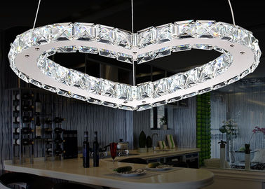 Flippige moderne Kristallleuchter/Licht-Herz formten hängende Lampe 7500K - 8000K