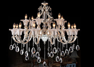Licht des Retro und traditionelle italienische Art-großes Luxuskristallleuchter-2 der Schicht-18