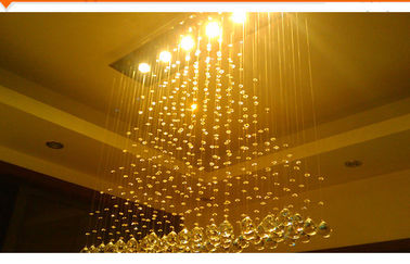 220V/110v kühlen weißes deckenleuchte-goldenes Vollenden 18W LED Kristallab