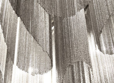 Moderne Aluminiumhotel-Leuchter-Edelstahl-Leuchter-Beleuchtung