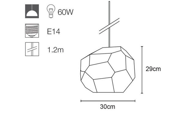 Transparentes modernes Suspendierungs-Licht-hängende Glaslampe für Restaurant-/Bar-Dekoration