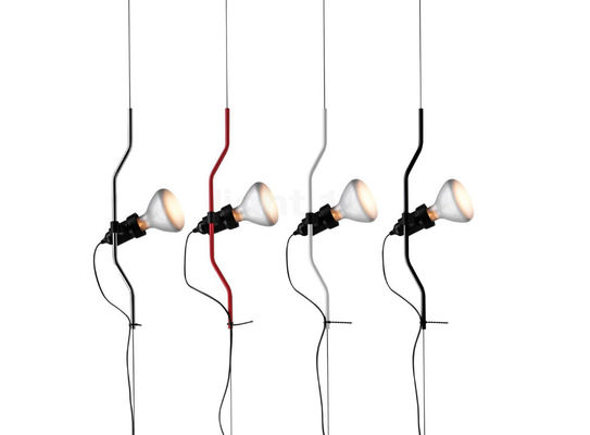 Minimalist Parentesi-Boden zum Deckenleuchte-Kohlenstoffstahl-Licht mit Röhrenform