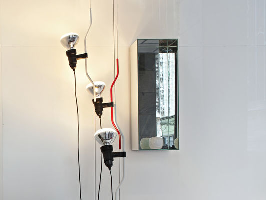 Minimalist Parentesi-Boden zum Deckenleuchte-Kohlenstoffstahl-Licht mit Röhrenform