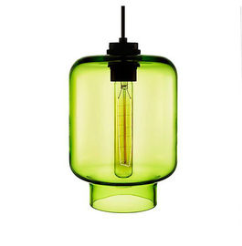 Klarglas-Form-luxuriöse Flaschen-hängende Lampe, industrielle Beleuchtungs-Befestigungen