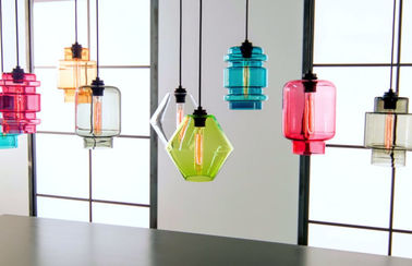 Klarglas-Form-luxuriöse Flaschen-hängende Lampe, industrielle Beleuchtungs-Befestigungen