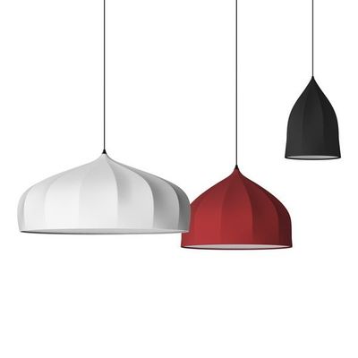 Rotes weißes modernes Suspendierungs-Licht, Esszimmer-Anhänger beleuchtet