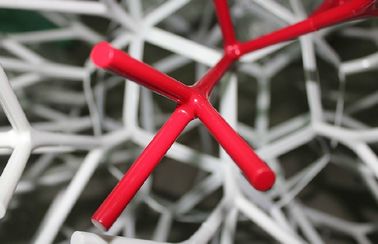 Nettes modernes Suspendierungs-acrylsauerlicht-korallenrote Schatten-Suspendierungs-Lampe für Esszimmer