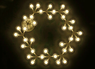 LED-Netz-Kreis-wärmen hängende Deckenleuchten mit LED Weiß für Wohnzimmer