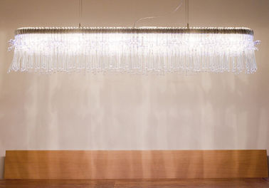 Trasparent-Glas führte Leuchter-Lichter für Wohnzimmer-Dekoration