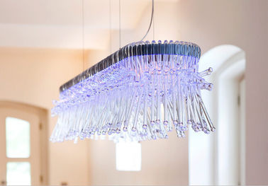 Trasparent-Glas führte Leuchter-Lichter für Wohnzimmer-Dekoration
