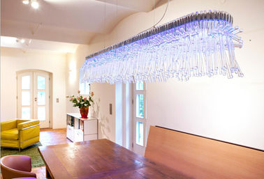 Trasparent-Glas führte Leuchter-Lichter für Wohnzimmer-Dekoration