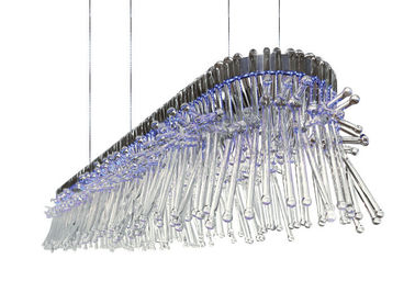 Trasparent-Glas führte Leuchter-Lichter für Wohnzimmer-Dekoration