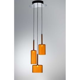 Färben Sie Mode-moderne geführte Leuchter, Glasflaschen-hängende Lampe G9